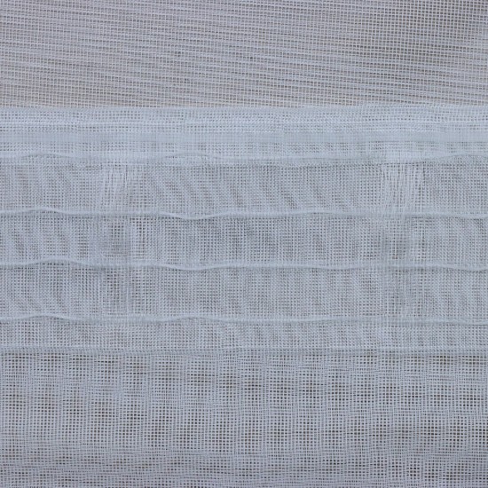 1552 Kraft 140x260 cm Wholesale Rustic Sewn Tulle Curtain Living and Bedroom Curtains 72 Models 100% Polyester